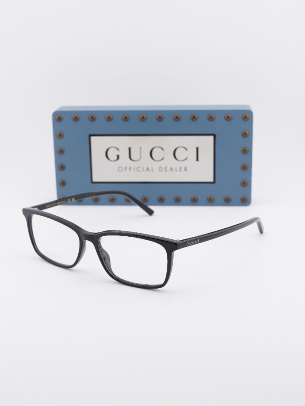Gucci GG1997O 005 Rectangle 57mm Eyeglasses - Black